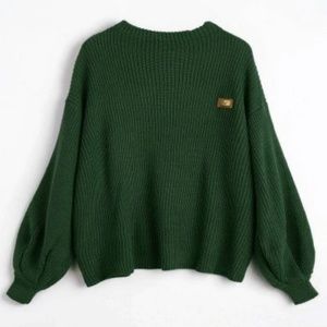 Green sweater